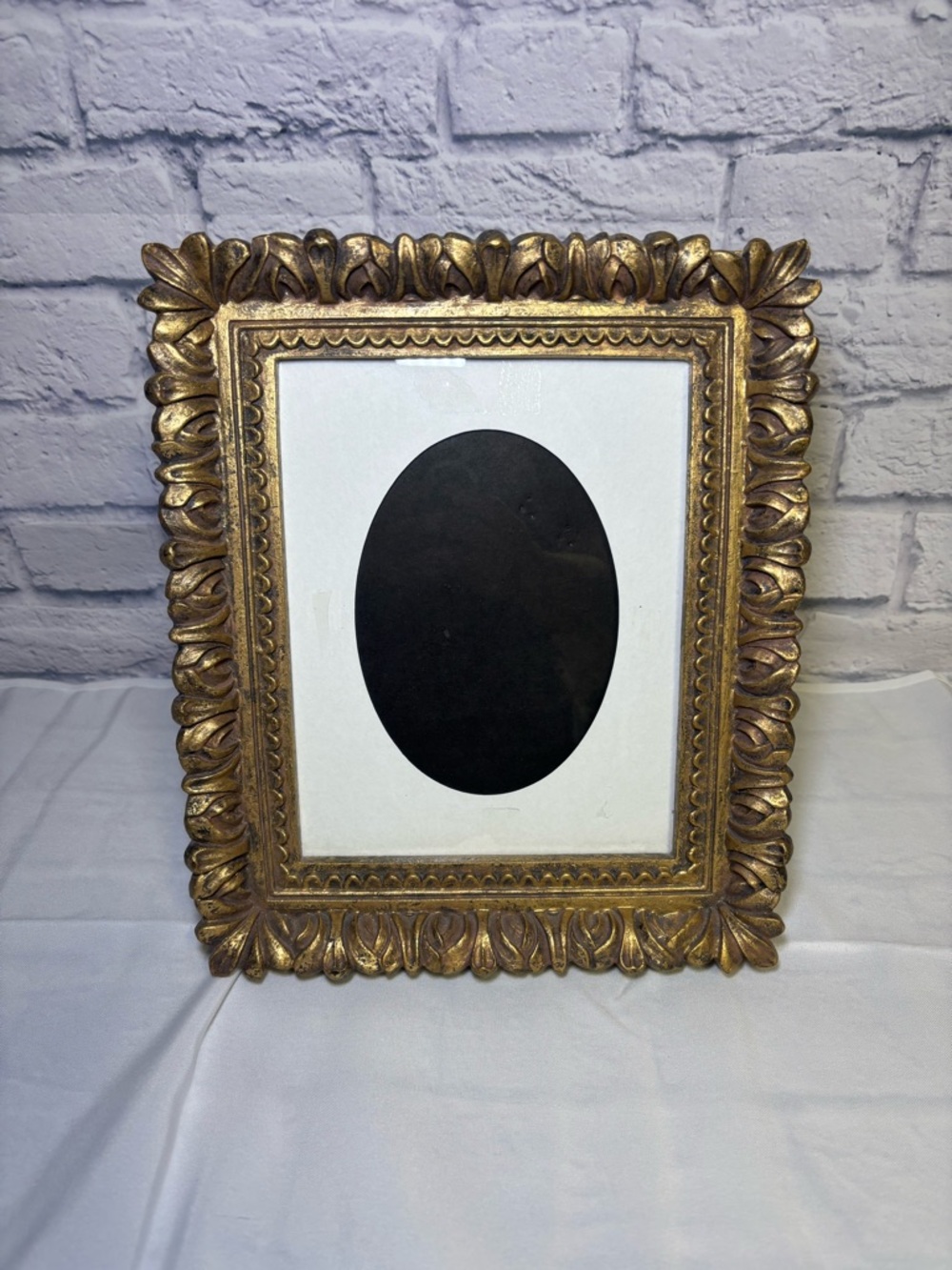 Antique Ornate Gold Gilt Baroque Style Picture Frame (11x13) Scroll Leaf Pattern - Picture 11 of 15